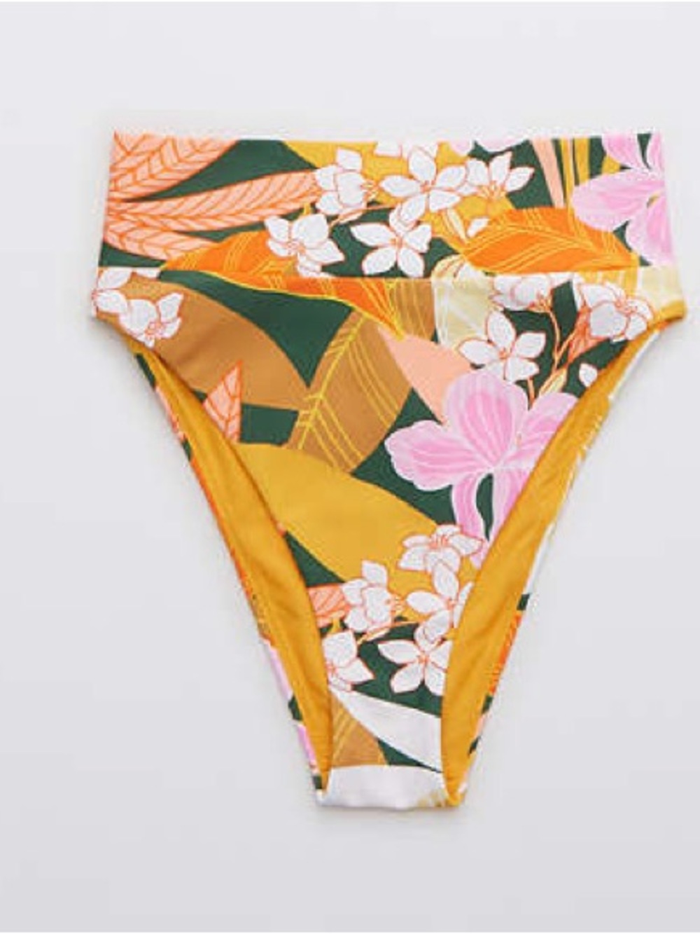 aerie High-cut cheeky bikini BOTTOM ONLY size L